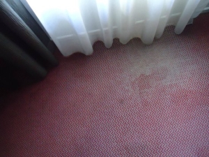 dusty carpet